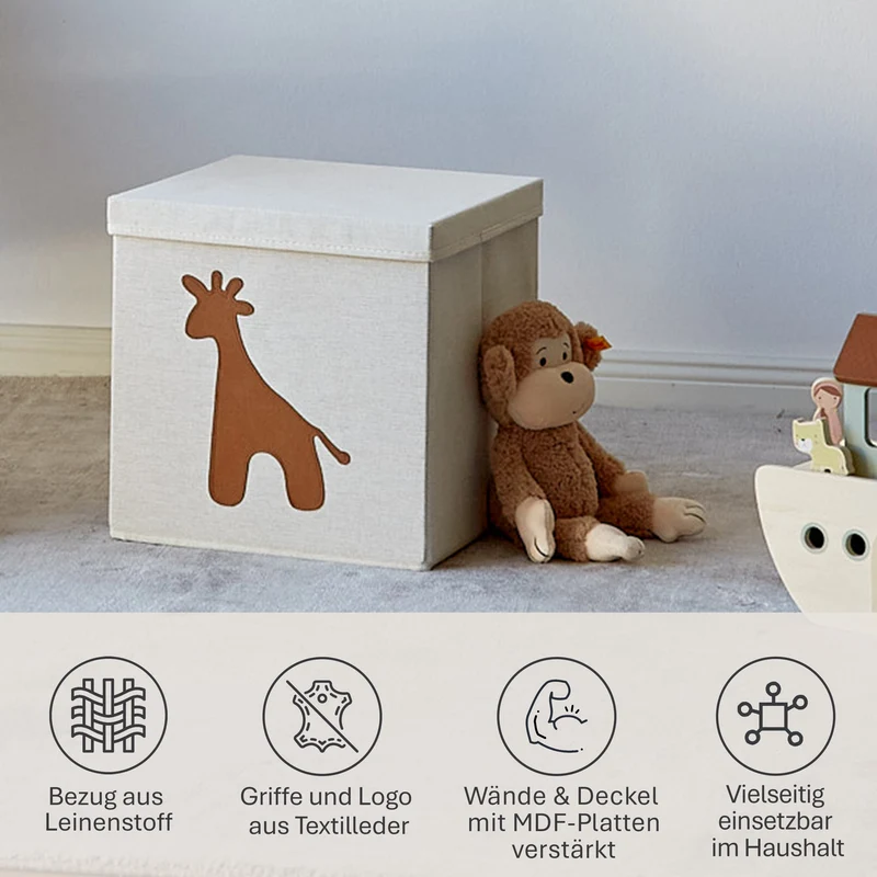 LOVE IT STORE IT Spielzeugkiste mit Deckel – PREMIUM KIDS