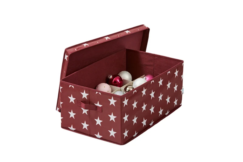 LOVE IT STORE IT Aufbewahrungsbox für Weihnachtskugeln, Stern, 58x36x25 cm – WEIHNACHTEN