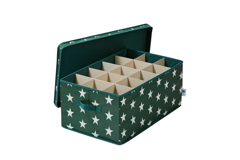 LOVE IT STORE IT Aufbewahrungsbox für Weihnachtskugeln, Stern, 58x36x25 cm – WEIHNACHTEN