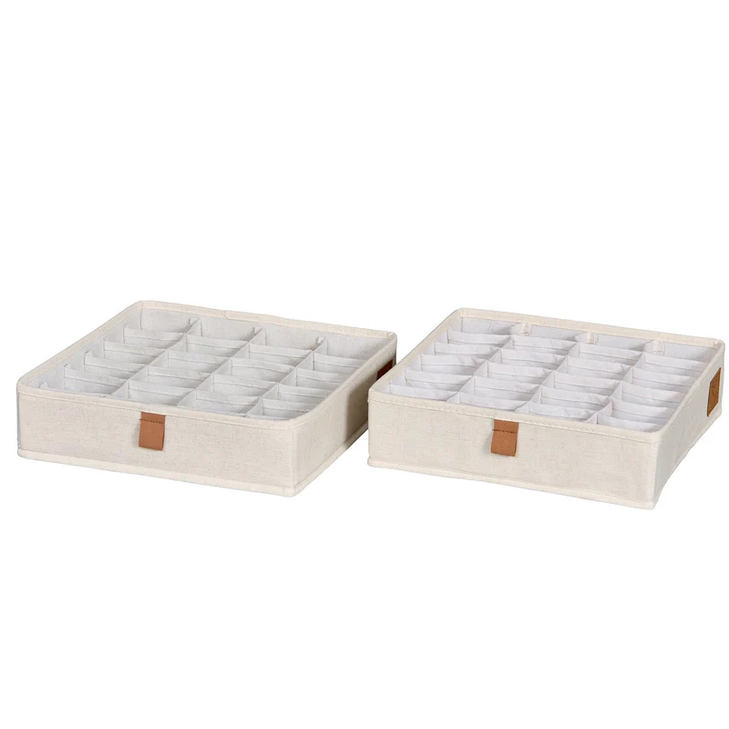 LOVE IT STORE IT Schubladen Organizer Set, 2er Set – PREMIUM NATUR