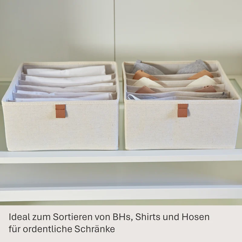 LOVE IT STORE IT Schubladenbox 2-teilig, 30x30x15 cm – PREMIUM