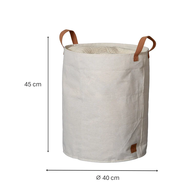LOVE IT STORE IT Aufbewahrungskorb mit Griffen, 40x40x45 cm – PREMIUM