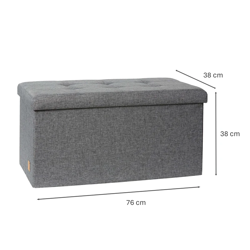 LOVE IT STORE IT Sitzbank mit Stauraum, 76x38x38 cm – PREMIUM