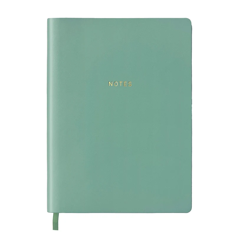 Notizbuch „Smaragd“ | A5 | Soft Cover | Blanko | mit Lesebändchen | smaragd