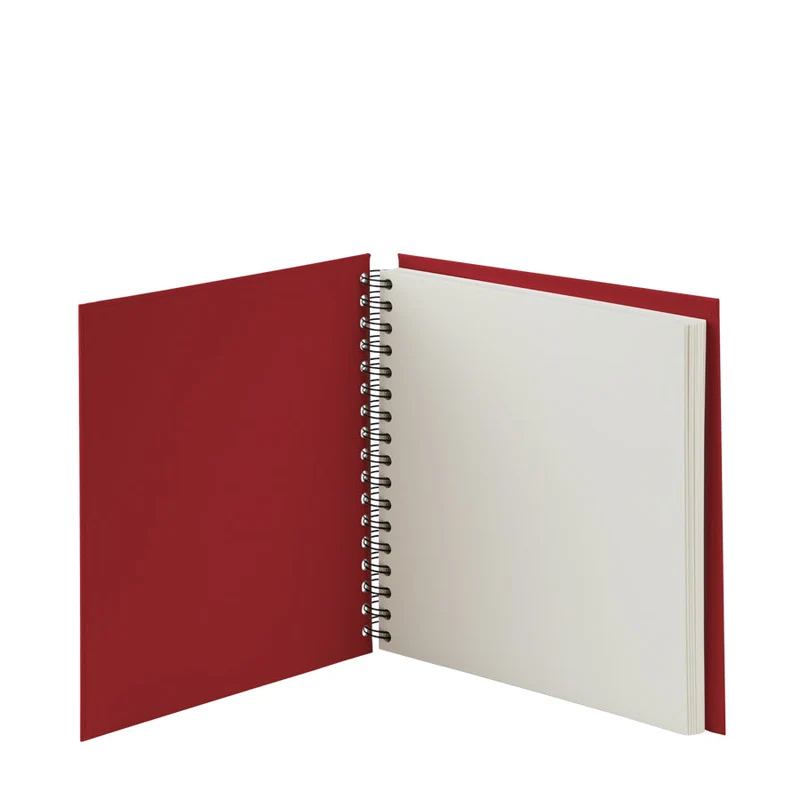 S.O.H.O. Spiral Fotoalbum Blanko | 25x23cm | 60 Seiten | rot