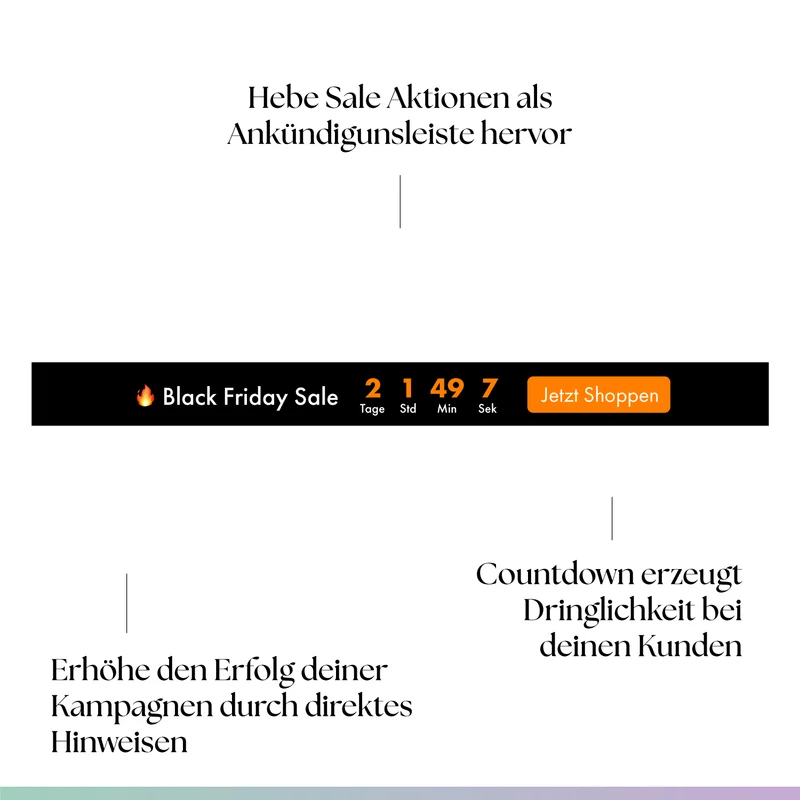 Q4 Ankündigungsleiste 2in1 (Countdown & Code Copy)