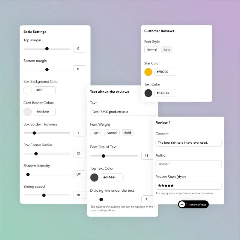 Review Slider