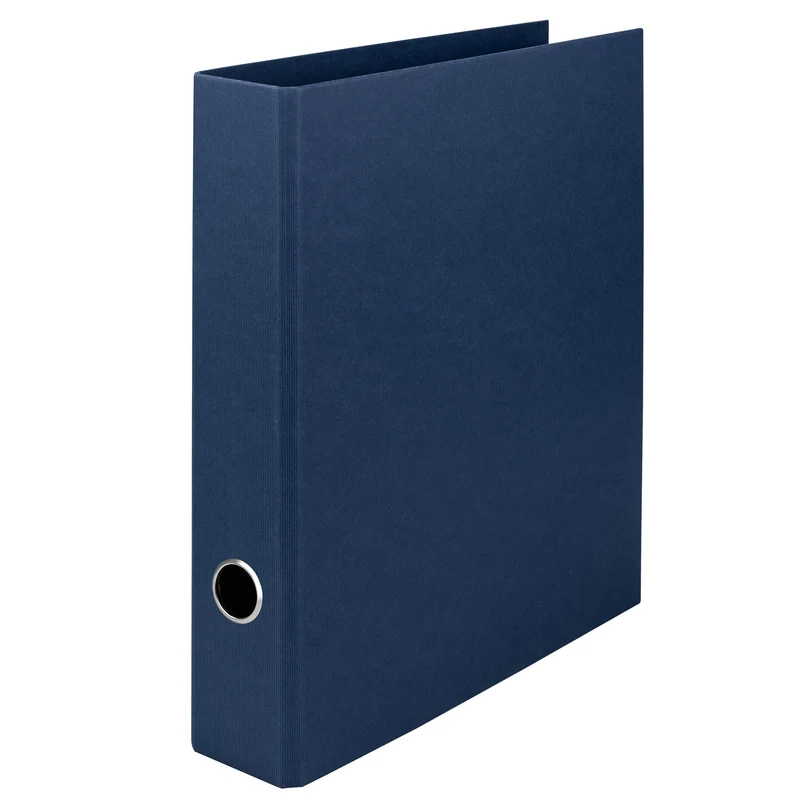 S.O.H.O. Ordner schmal | A4 | 5cm | Edle Rippenprägung | navy-blau