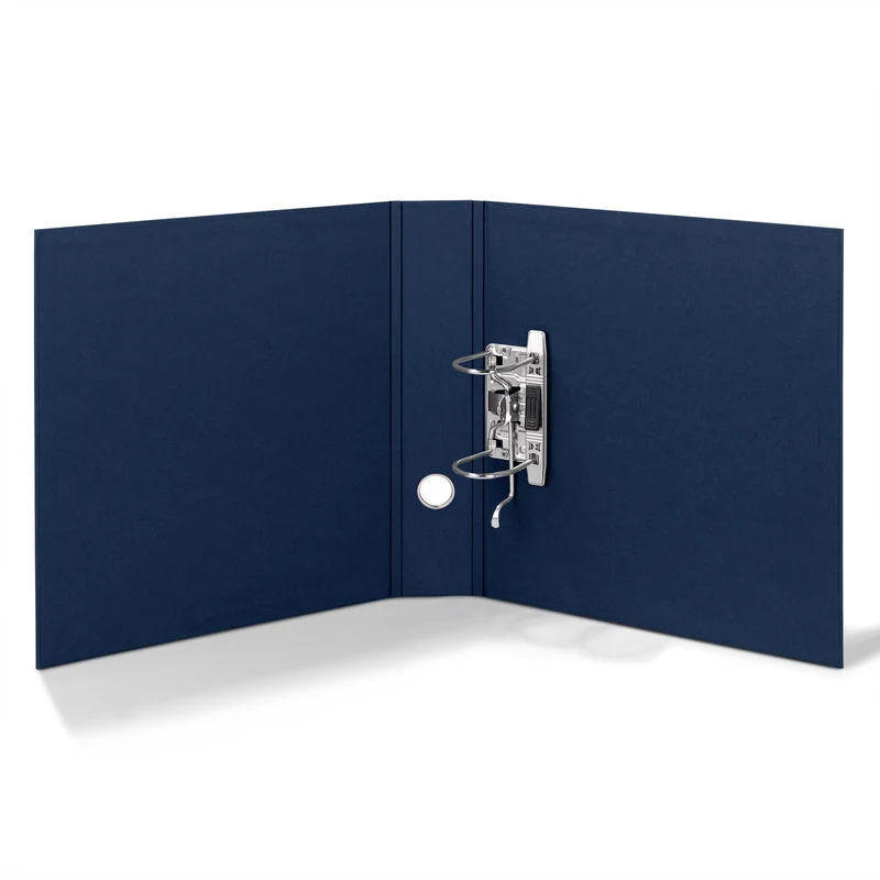 S.O.H.O. Ordner schmal | A4 | 5cm | Edle Rippenprägung | navy-blau