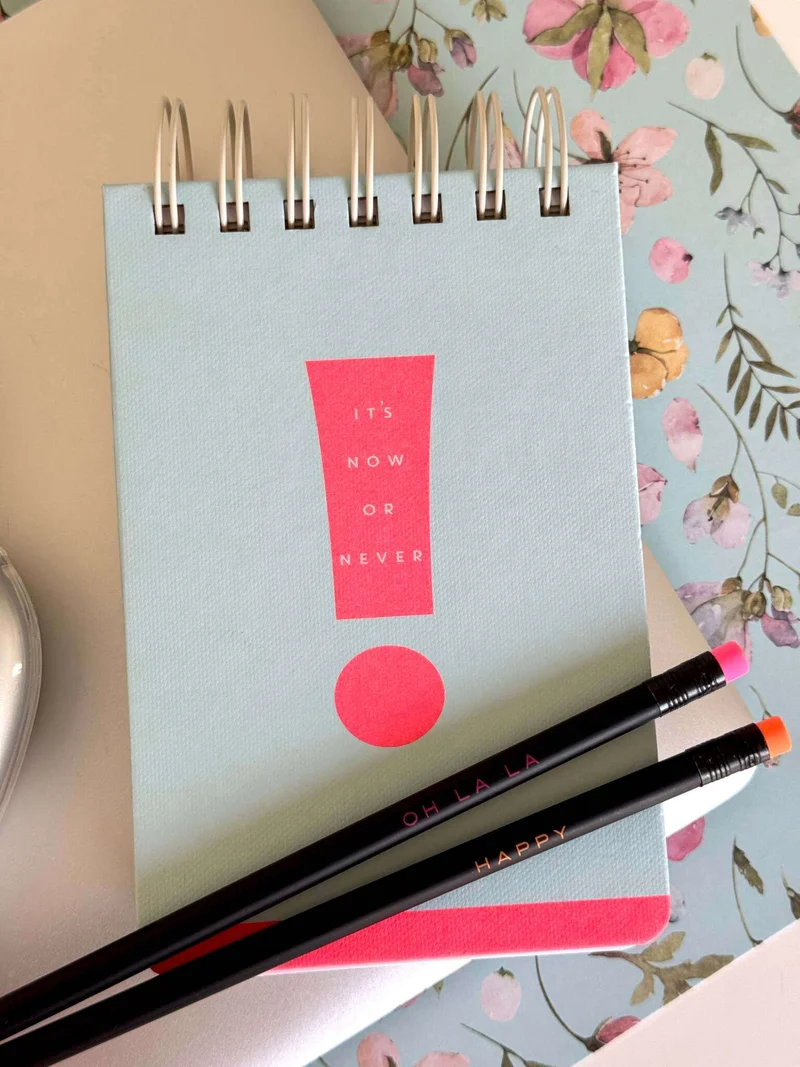 Bleistift „Neon“ | 3er Set mit Spruch & Radiergummi | pink, orange, gelb