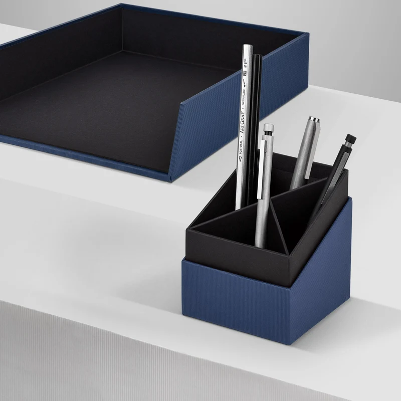 S.O.H.O. Ablagekorb | Briefablage | A4 | navy-blau