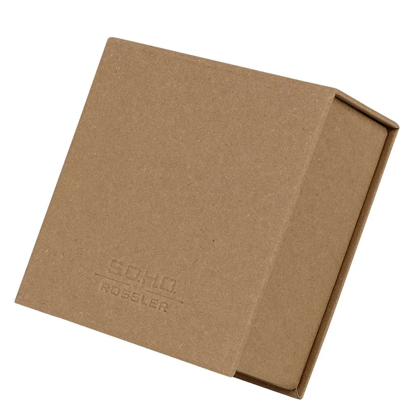 S.O.H.O. Zettelkasten | Mit Deckel | 250 Blatt | 11x11cm | kraft