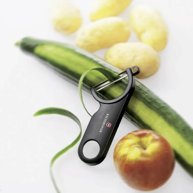 Victorinox Sparschäler, schwarz, rostfrei
