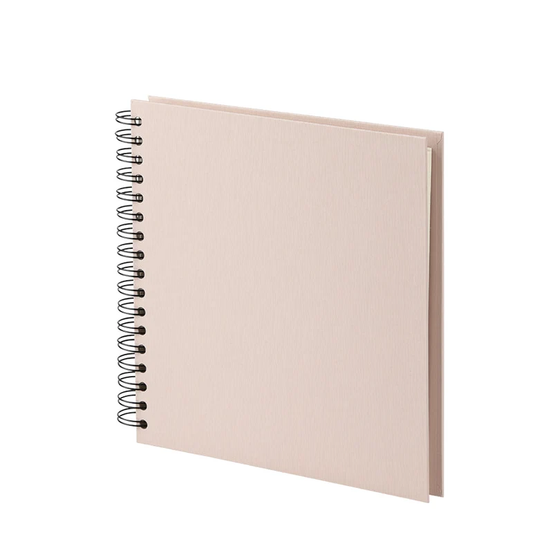 S.O.H.O. Spiral Fotoalbum Blanko | 25x23cm | 60 Seiten | powder-rosa