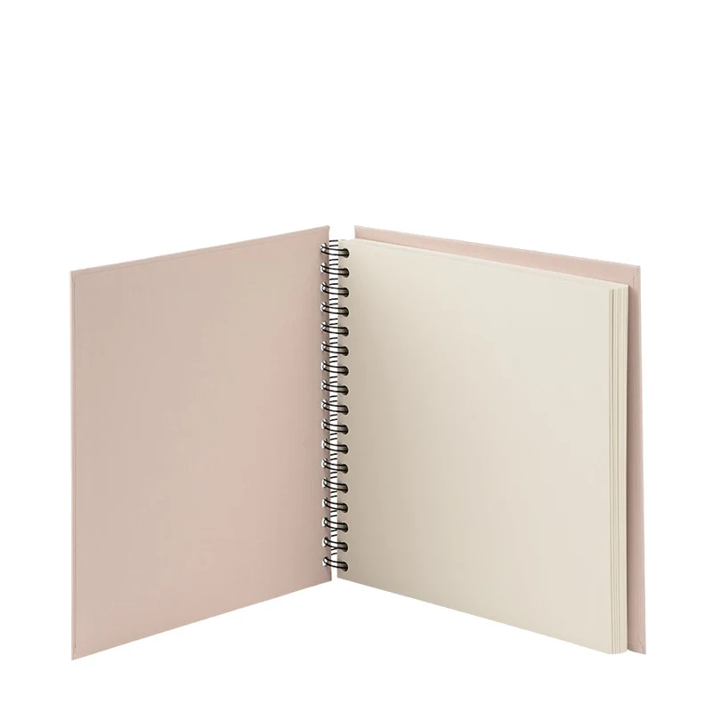 S.O.H.O. Spiral Fotoalbum Blanko | 25x23cm | 60 Seiten | powder-rosa