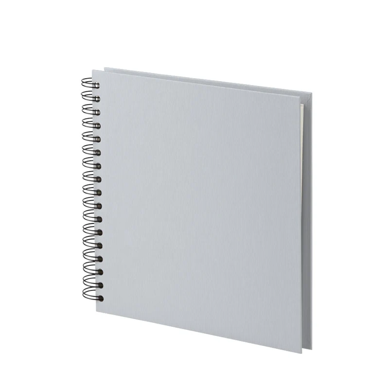 S.O.H.O. Spiral Fotoalbum Blanko | 25x23cm | 60 Seiten | stone-grau