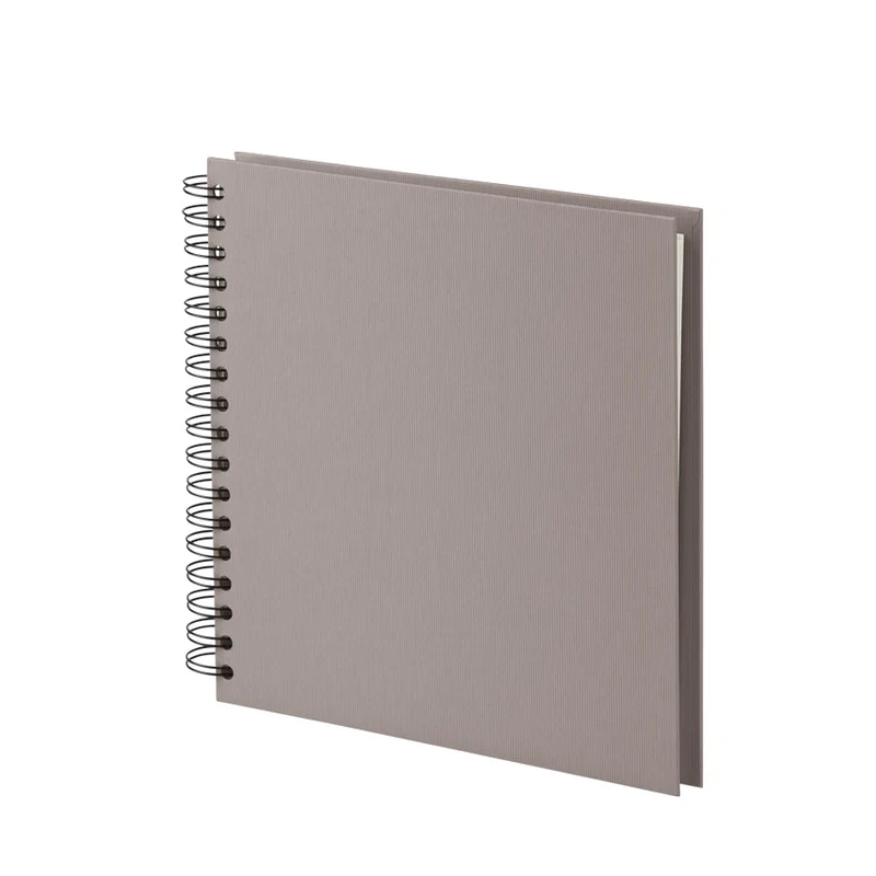 S.O.H.O. Spiral Fotoalbum Blanko | 25x23cm | 60 Seiten | taupe