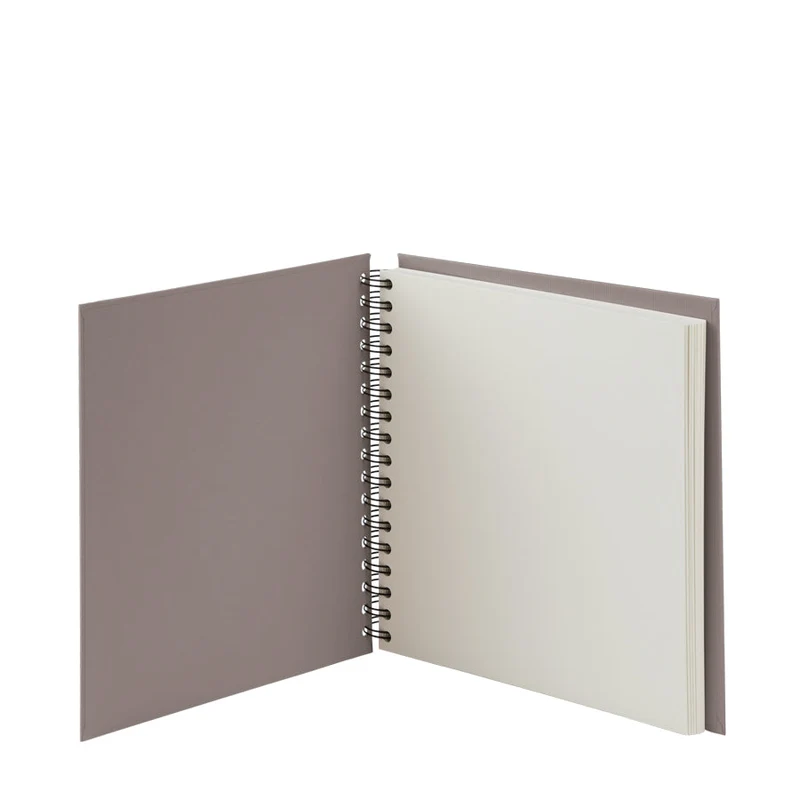 S.O.H.O. Spiral Fotoalbum Blanko | 25x23cm | 60 Seiten | taupe