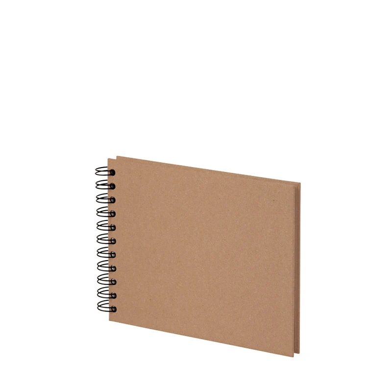 S.O.H.O. Spiral Fotoalbum Blanko | 19,5x14,5cm | 40 Seiten | kraft