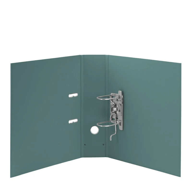 S.O.H.O. Ordner breit | A4 | 8cm | Mit Rückenschild aus Metall | opal