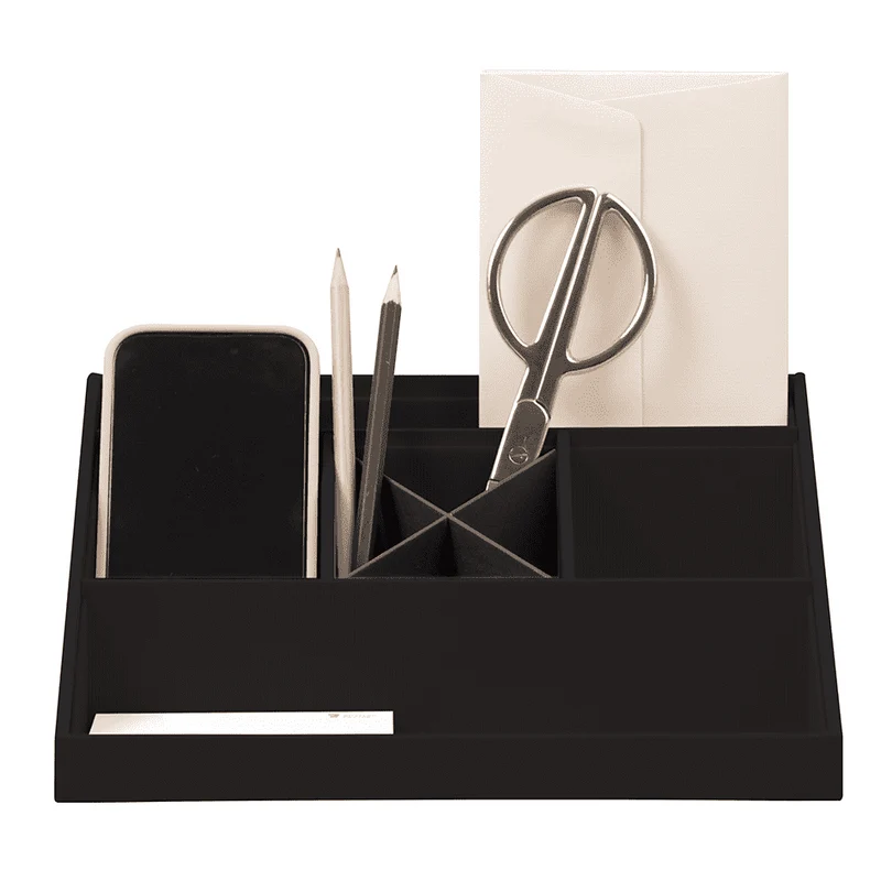 S.O.H.O. Schreibtisch Organizer | Mit 5 Fächern | schwarz