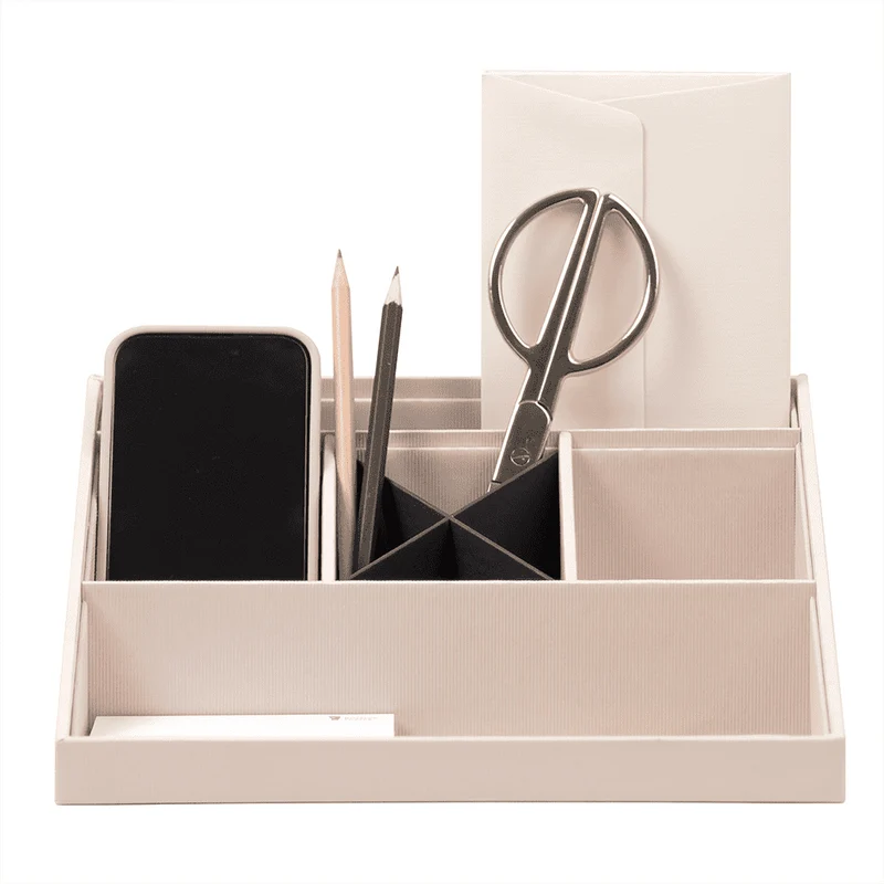 S.O.H.O. Schreibtisch Organizer | Mit 5 Fächern | powder