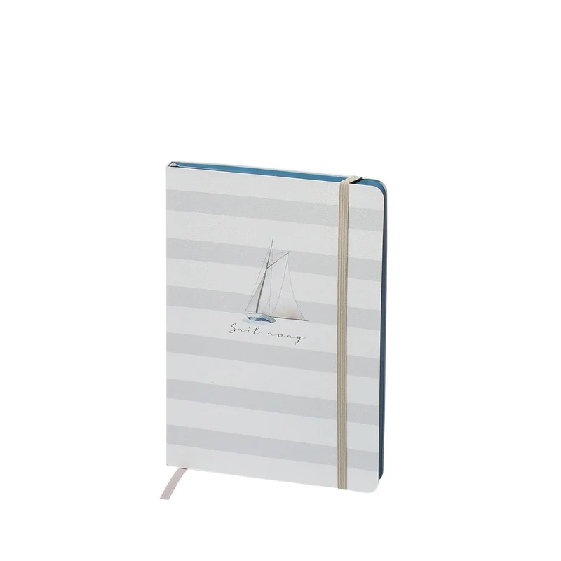 Notizbuch „Meer Liebe“ | A5 | Soft Cover | Mit Gummizug | Segelboot