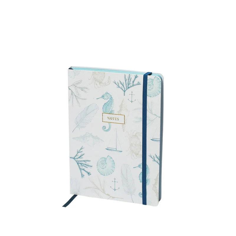 Notizbuch „Meer Liebe“ | A5 | Soft Cover | Mit Gummizug | Meerestiere