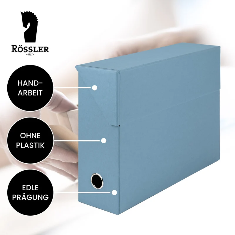 S.O.H.O. Archivbox | A4 | 800 Blatt | denim-blau