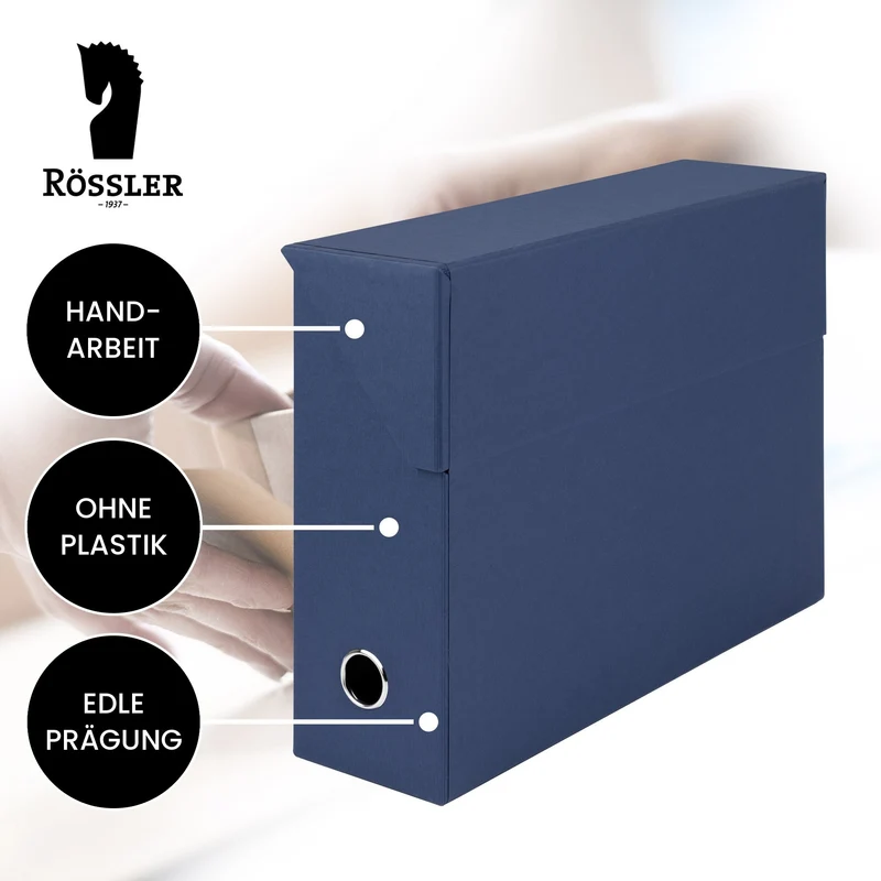 S.O.H.O. Archivbox | A4 | 800 Blatt | blau-navy