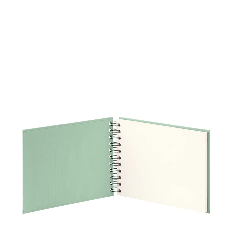 S.O.H.O. Spiral Fotoalbum Blanko | 19,5x14,5cm | 40 Seiten | mint