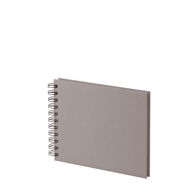 S.O.H.O. Spiral Fotoalbum Blanko | 19,5x14,5cm | 40 Seiten | taupe