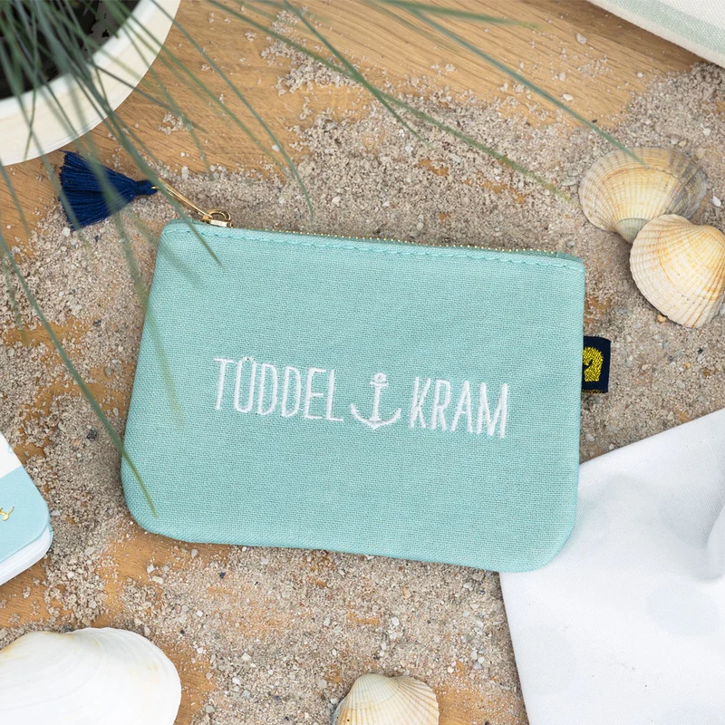 Mini Pouch „Meer Liebe“ | 135x95mm | aus Stoff | Tüddelkram