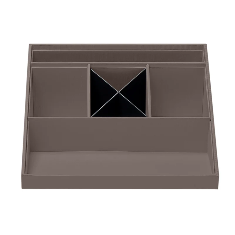 S.O.H.O. Schreibtisch Organizer | Mit 5 Fächern | taupe