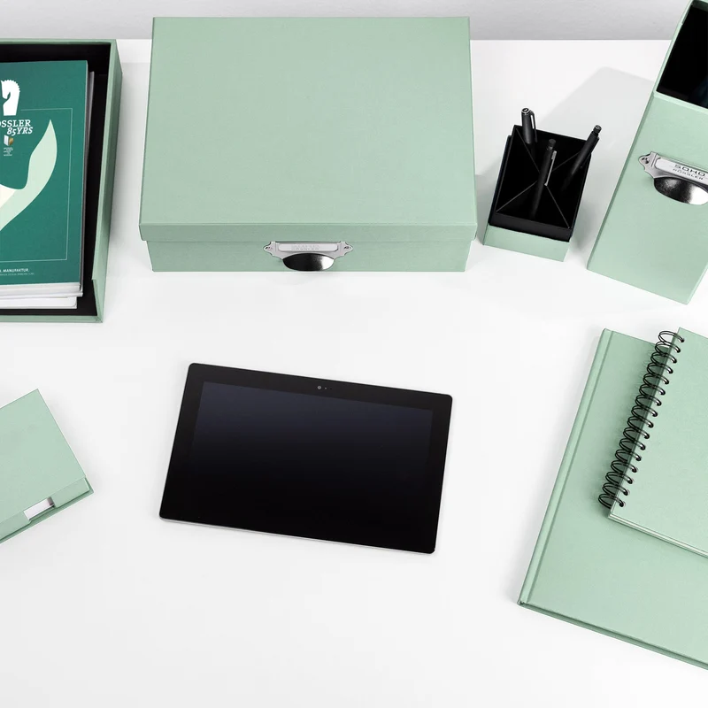 S.O.H.O. Aufbewahrungsbox | Geschenkbox | mit Deckel | A4 | mint