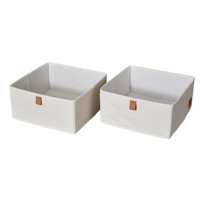 LOVE IT STORE IT Aufbewahrungsboxen Stoff 2-teilig – PREMIUM