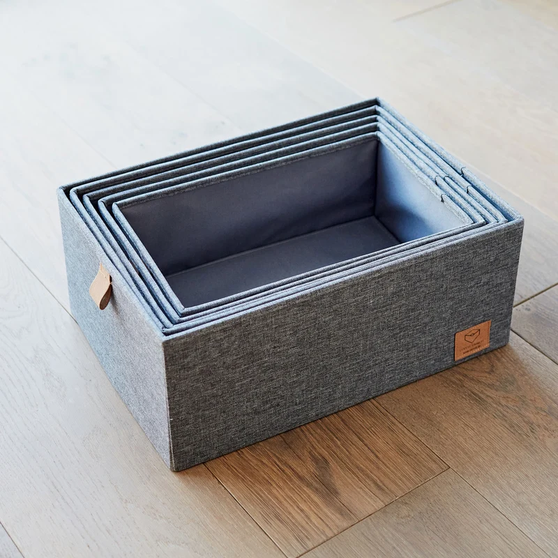 LOVE IT STORE IT Aufbewahrungsboxen Stoff mit Deckel – PREMIUM