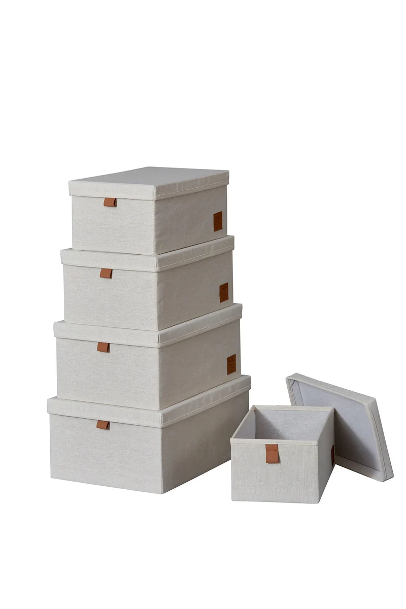 LOVE IT STORE IT Aufbewahrungsboxen Stoff mit Deckel – PREMIUM