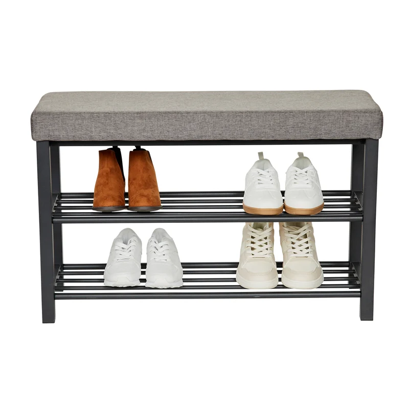 LOVE IT STORE IT Loft Schuhbank mit Sitzfläche bis ca. 100 kg belastbar, 80 x 31 x 50 cm