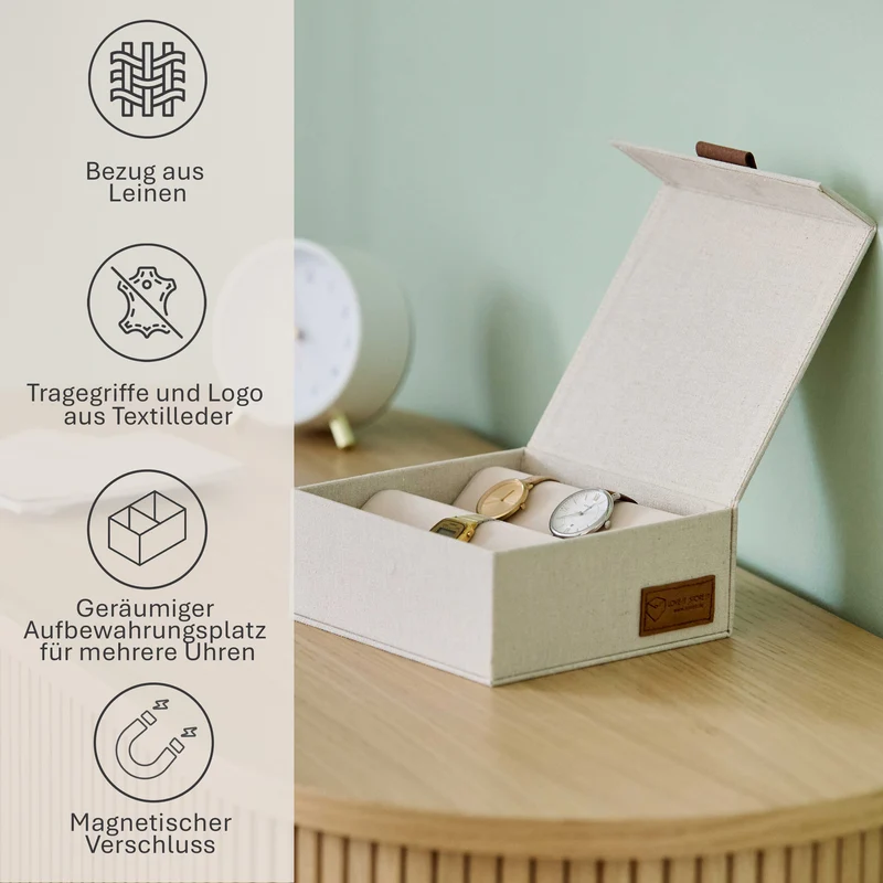 LOVE IT STORE IT Aufbewahrungsbox für Uhren – PREMIUM