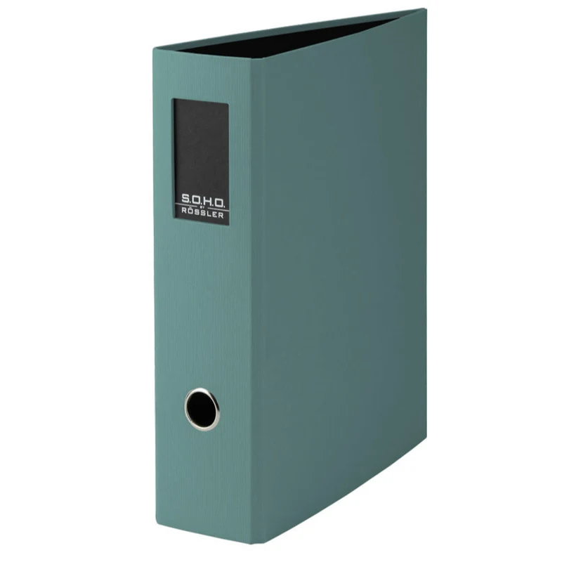 S.O.H.O. Ordner breit | A4 | 8,5cm| Mit Rückenschild | opal