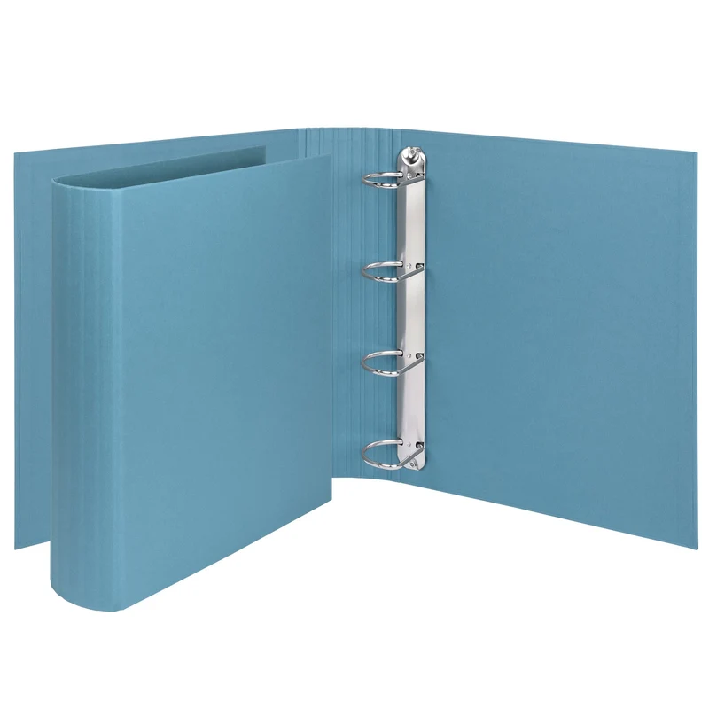 S.O.H.O. Ringbuchordner breit | A4 | 5cm | 4-Ring-Mechanik | denim-blau