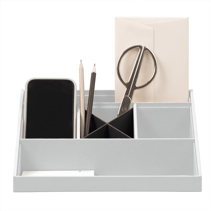S.O.H.O. Schreibtisch Organizer | Mit 5 Fächern | stone