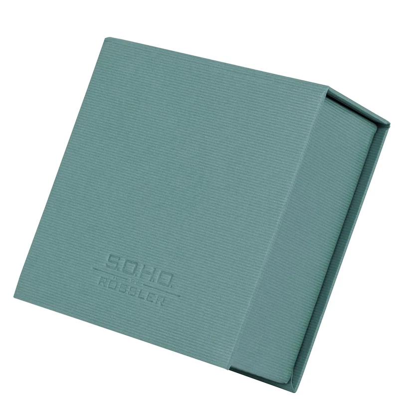 S.O.H.O. Zettelkasten | Mit Deckel | 250 Blatt | 11x11cm | opal