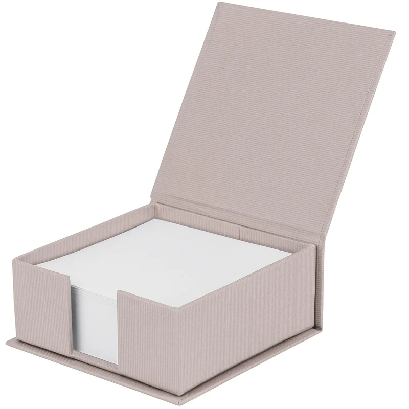 S.O.H.O. Zettelkasten | Mit Deckel | 250 Blatt | 11x11cm | powder-rosa