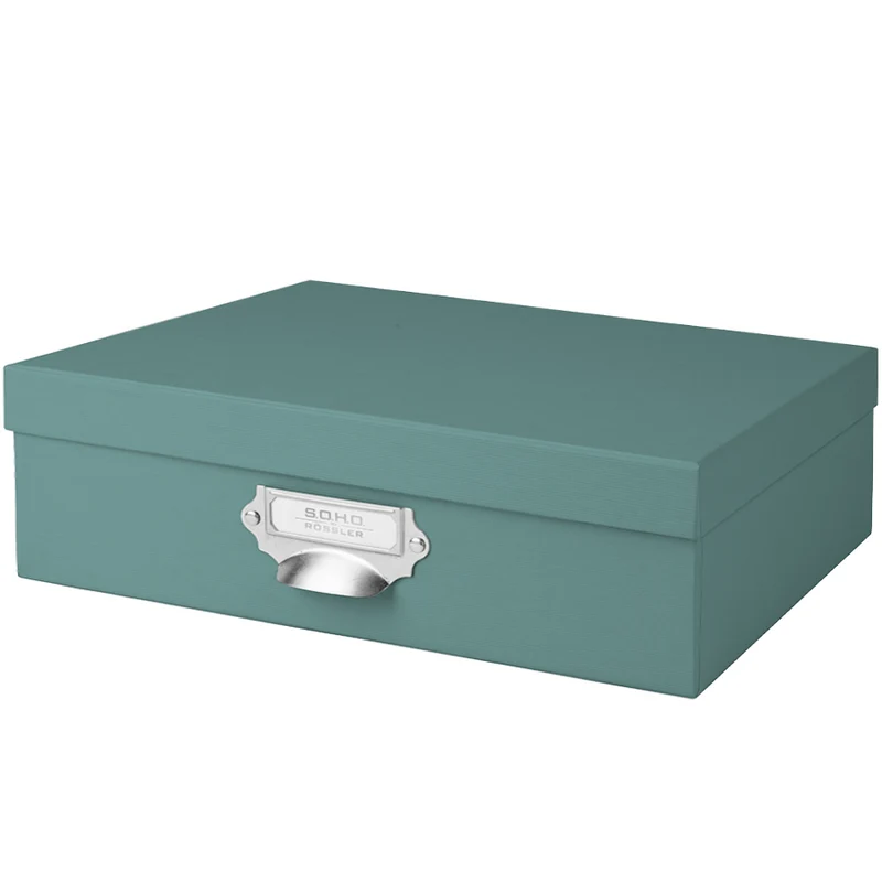 S.O.H.O. Aufbewahrungsbox | Geschenkbox | mit Deckel | A4 | opal