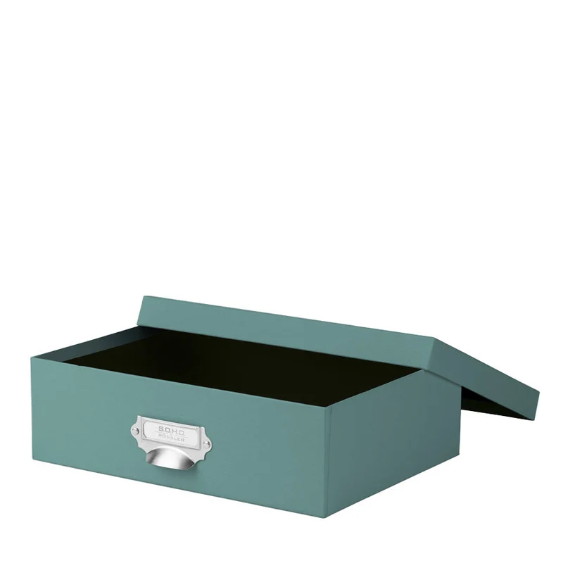 S.O.H.O. Aufbewahrungsbox | Geschenkbox | mit Deckel | A4 | opal