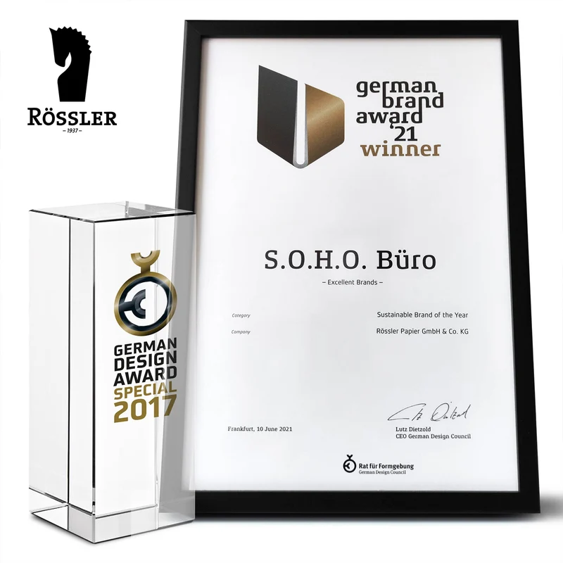 S.O.H.O. Aufbewahrungsbox | Geschenkbox | mit Deckel | A4 | salbei-gruen