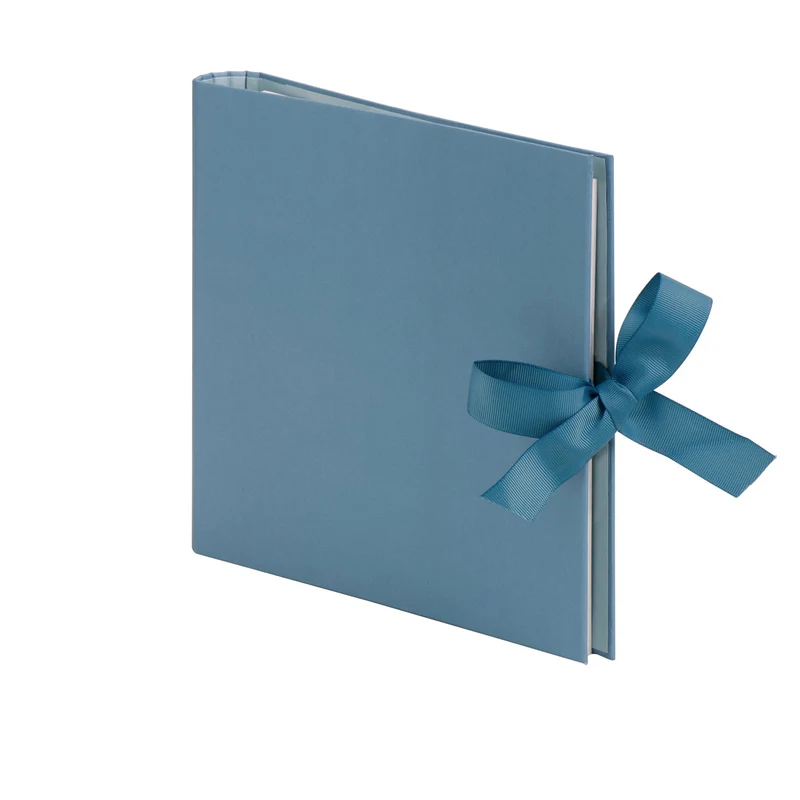 S.O.H.O. Fotoringbuch | 26x22cm | 50 Seiten - Nachfüllbar | denim-blau