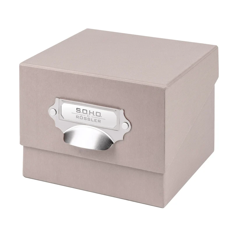 S.O.H.O. Box für Fotos & Karteikarten | A6 | 16,7x12,5cm | powder-rosa